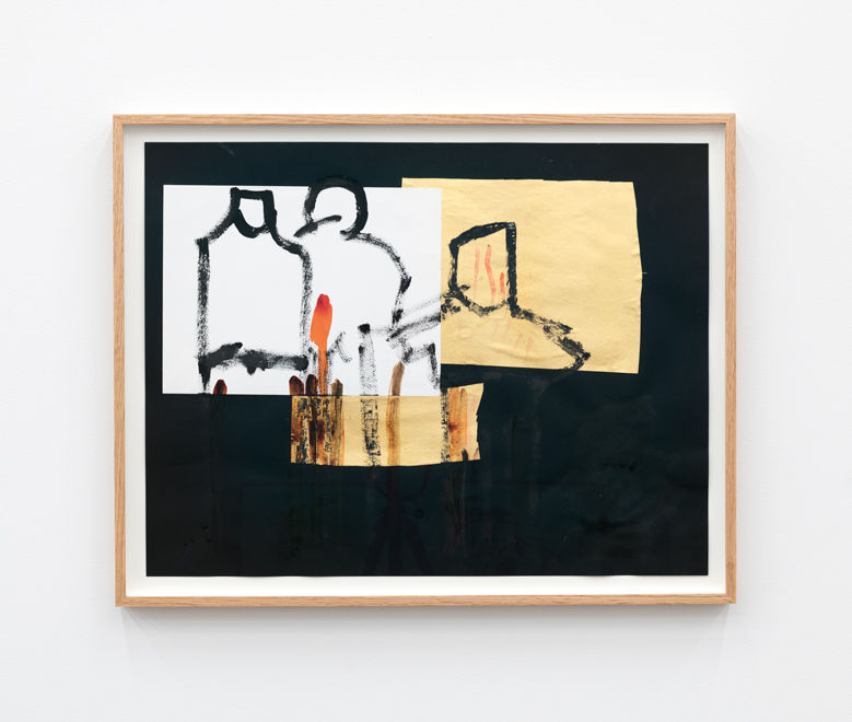 Simone Fattal, Drawing my standing figures, 2016