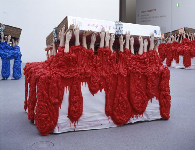 Thomas Hirschhorn, Les Quatres Livres (L'art du bonheur), 2005