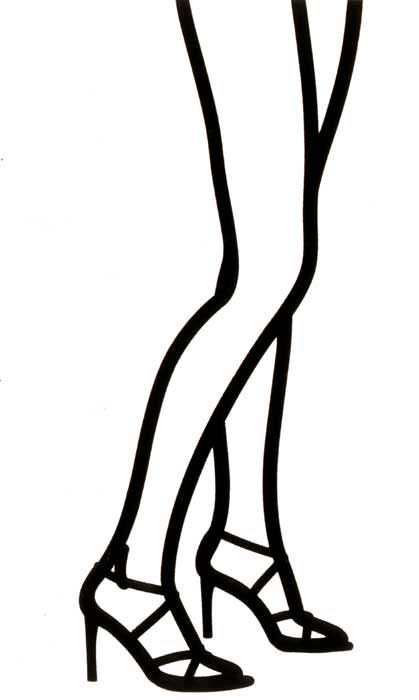 Julian Opie, This is Monique (flocking no. 1), 2004