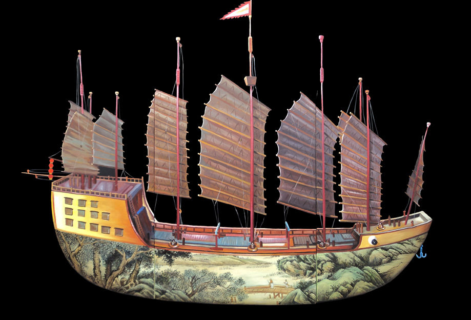 Huang Yan, Boat, Landscape, 2010