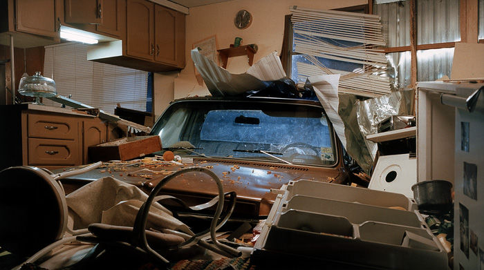 Hubbard / Birchler, County Line Road - Interior with Pickup Truck, 2002