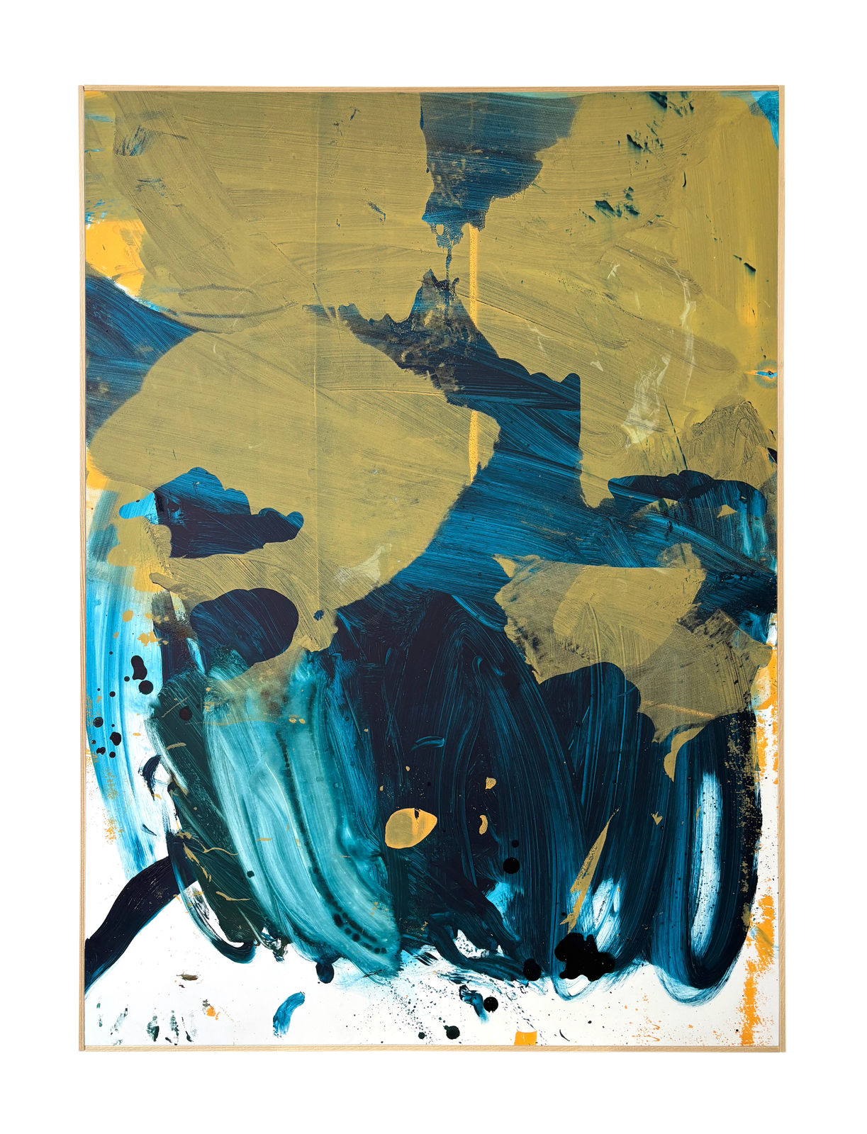 Lieven Deconinck, Untitled (blue-orange), 2024. © Buysse Gallery. All rights reserved.