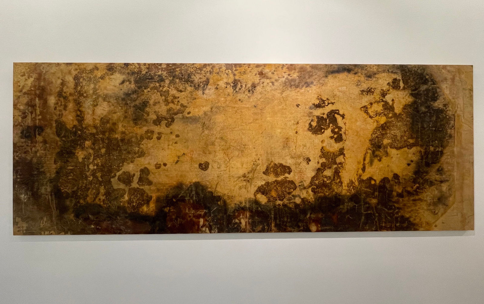 Untitled, 2023 Ballistic grade Kevlar and steel rust