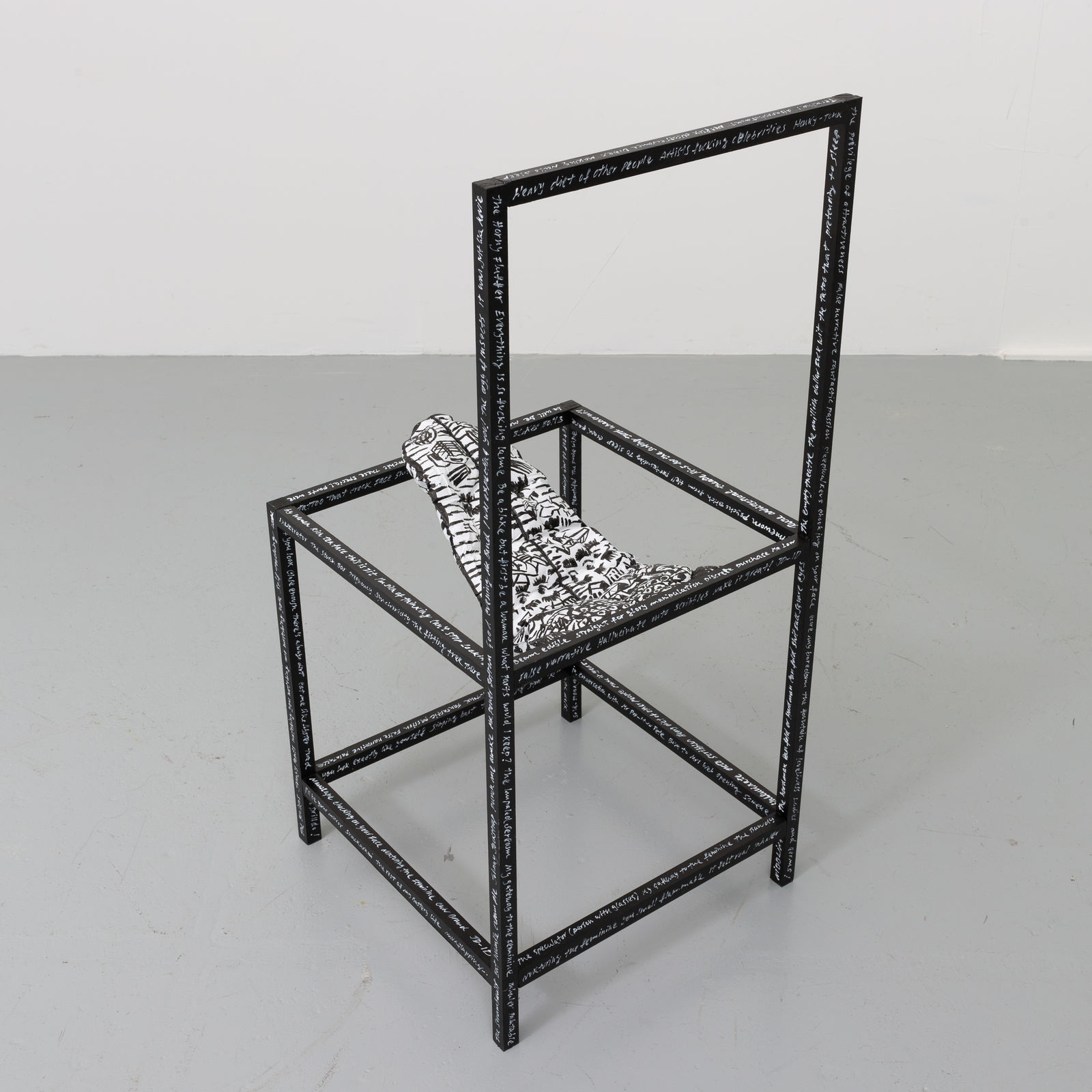 Joe Madeira, Untitled Chair of Titles, 2021