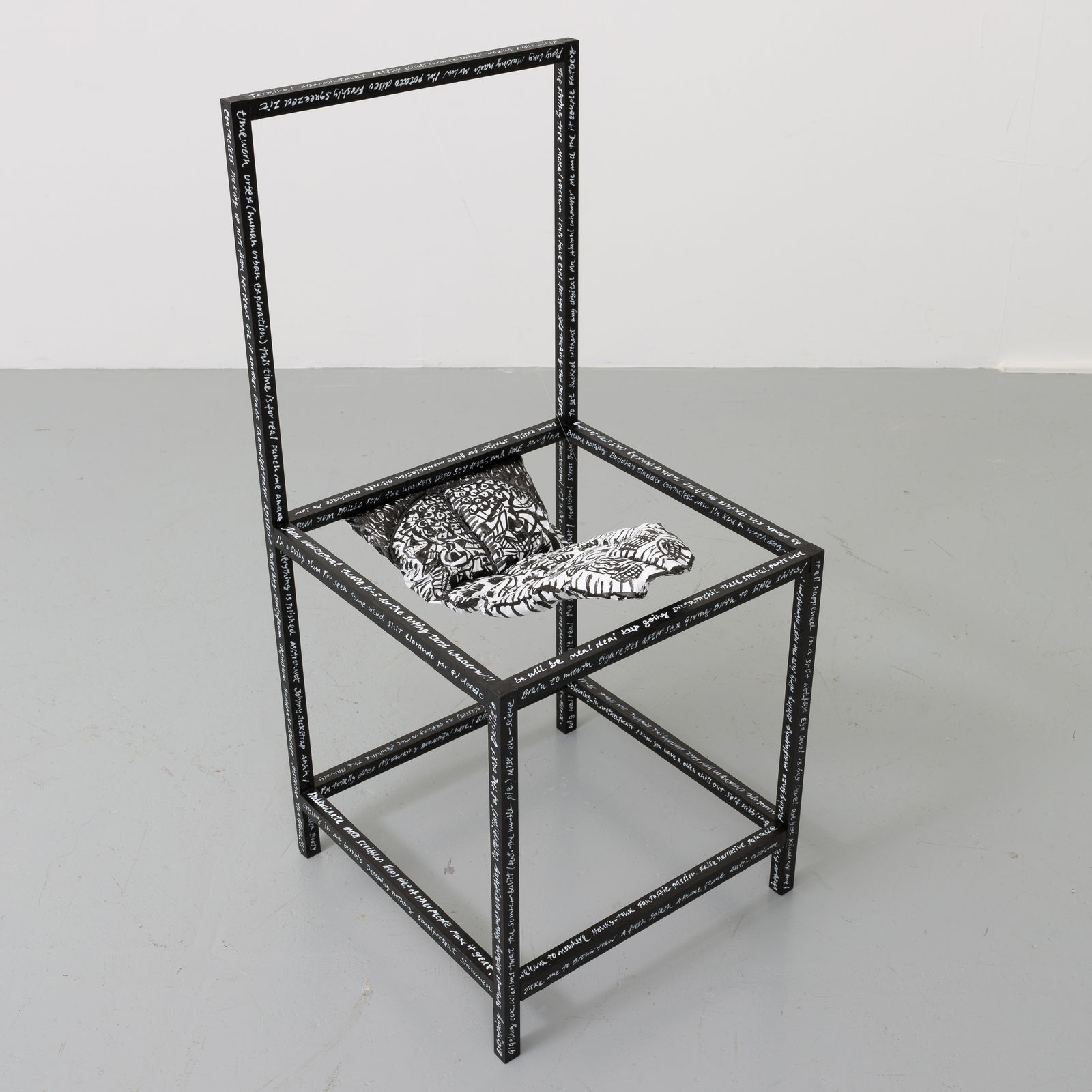 Joe Madeira, Untitled Chair of Titles, 2021