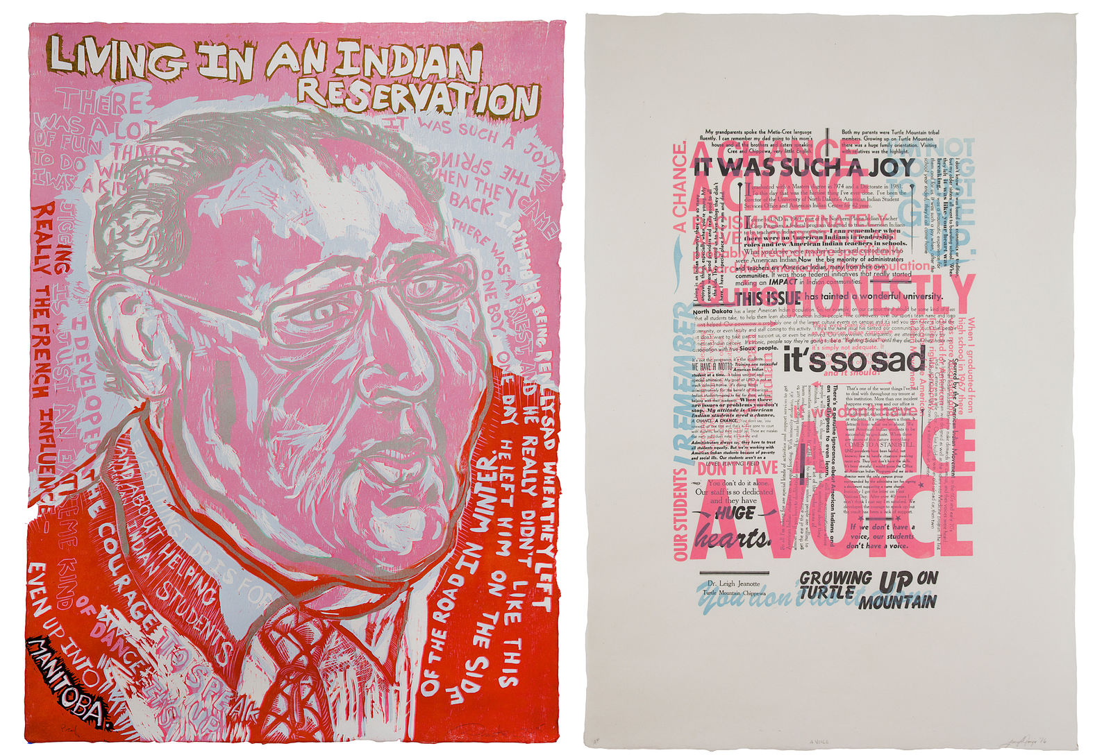 Daniel Heyman, It Was Such A Joy: Portrait of Leigh Jeanotte, 2015-16