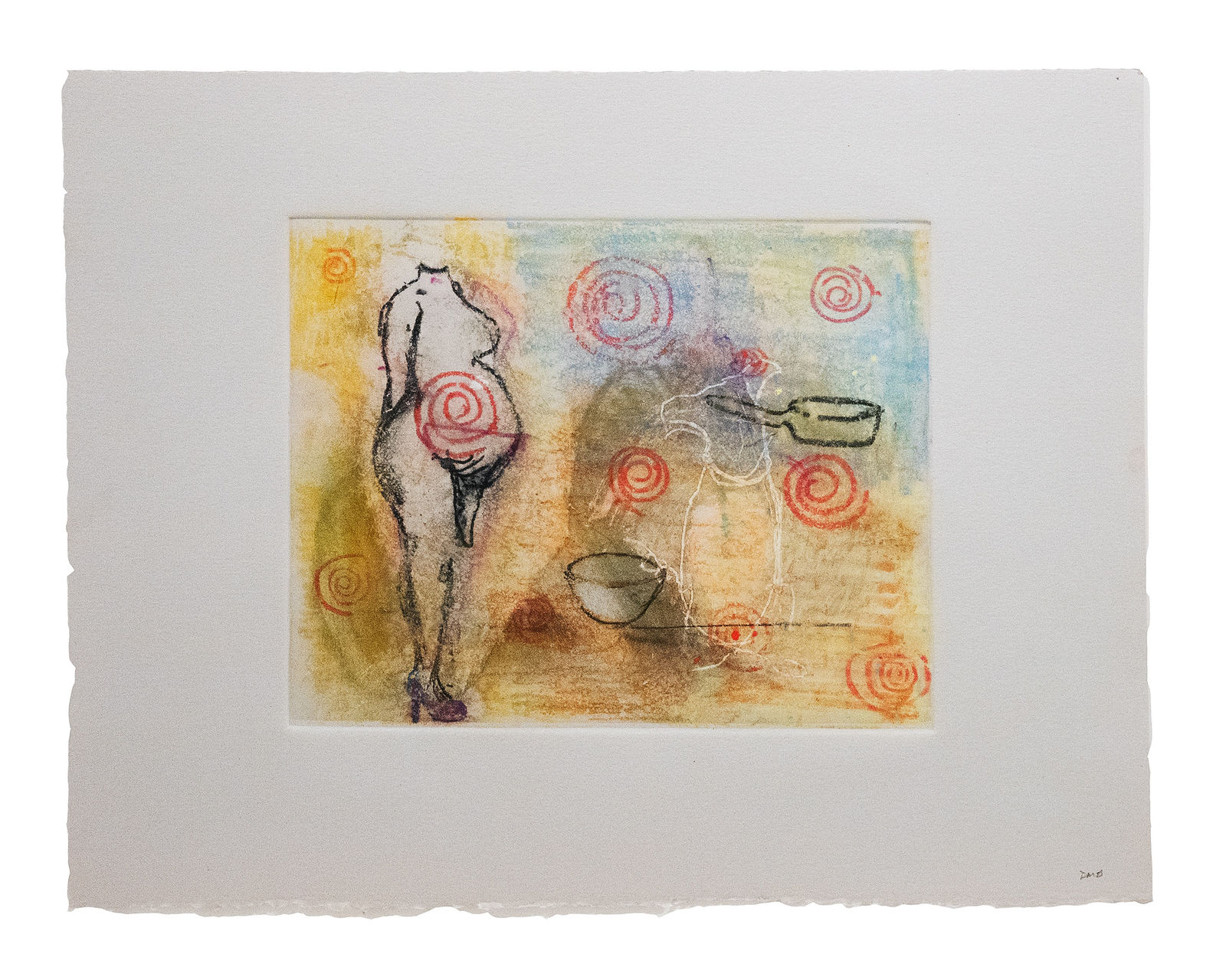 Donnamaria Bruton, Domestic Series: Expecting with Spirals, c. 1990