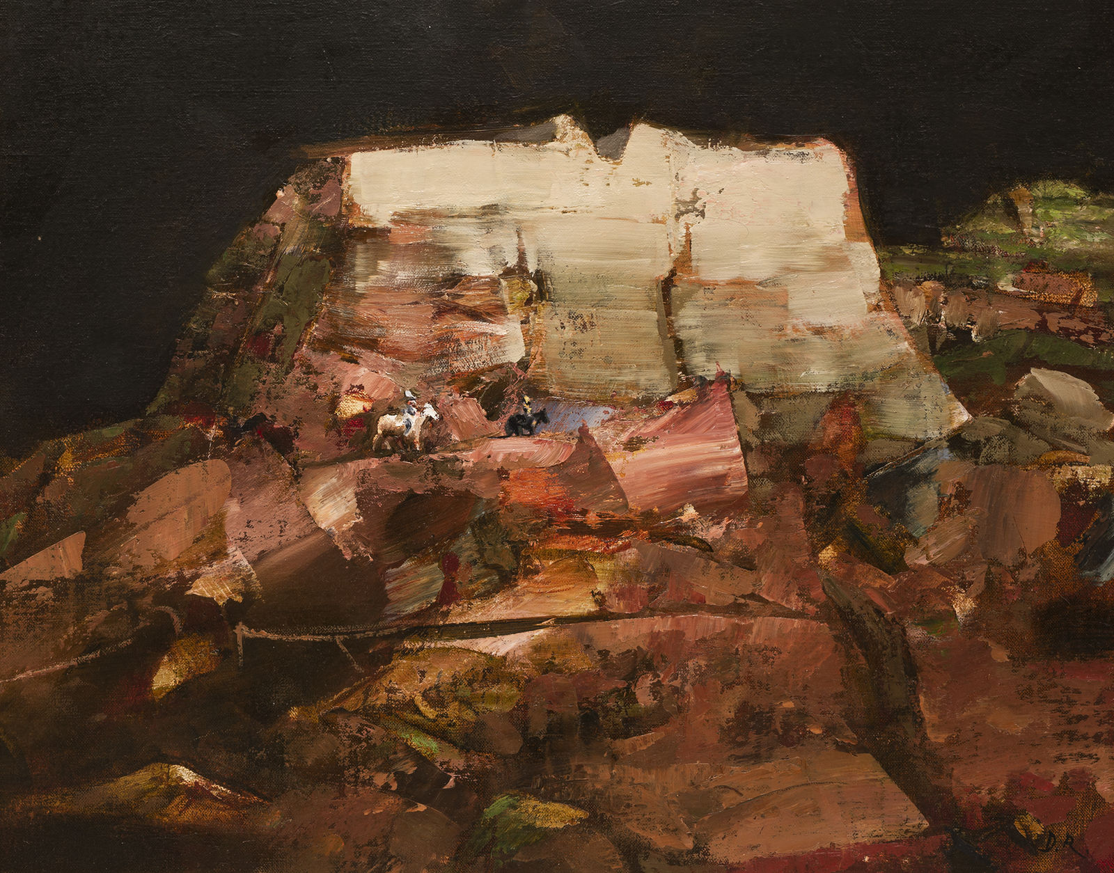 Dean Richardson, Western Landscape with Horseman, 2002