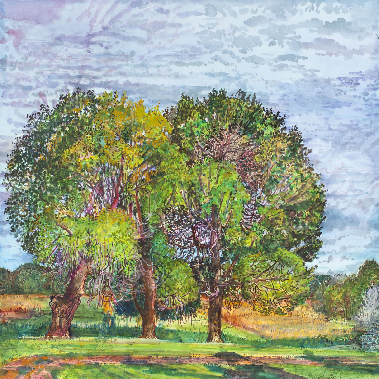 Nancy Friese, Three Trees, 2013