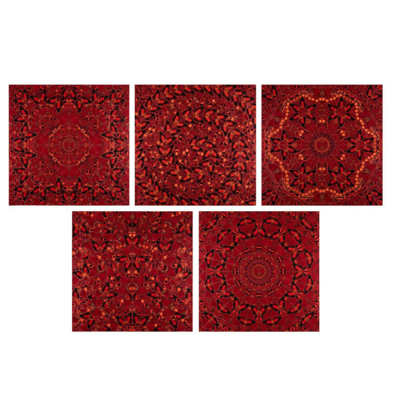 Damien Hirst, H10 The Empresses (The Full Set of 5), 2022