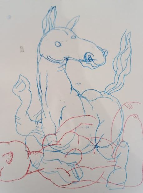 Eulogia Merle, Horse and Figure conjuction #2, 2024