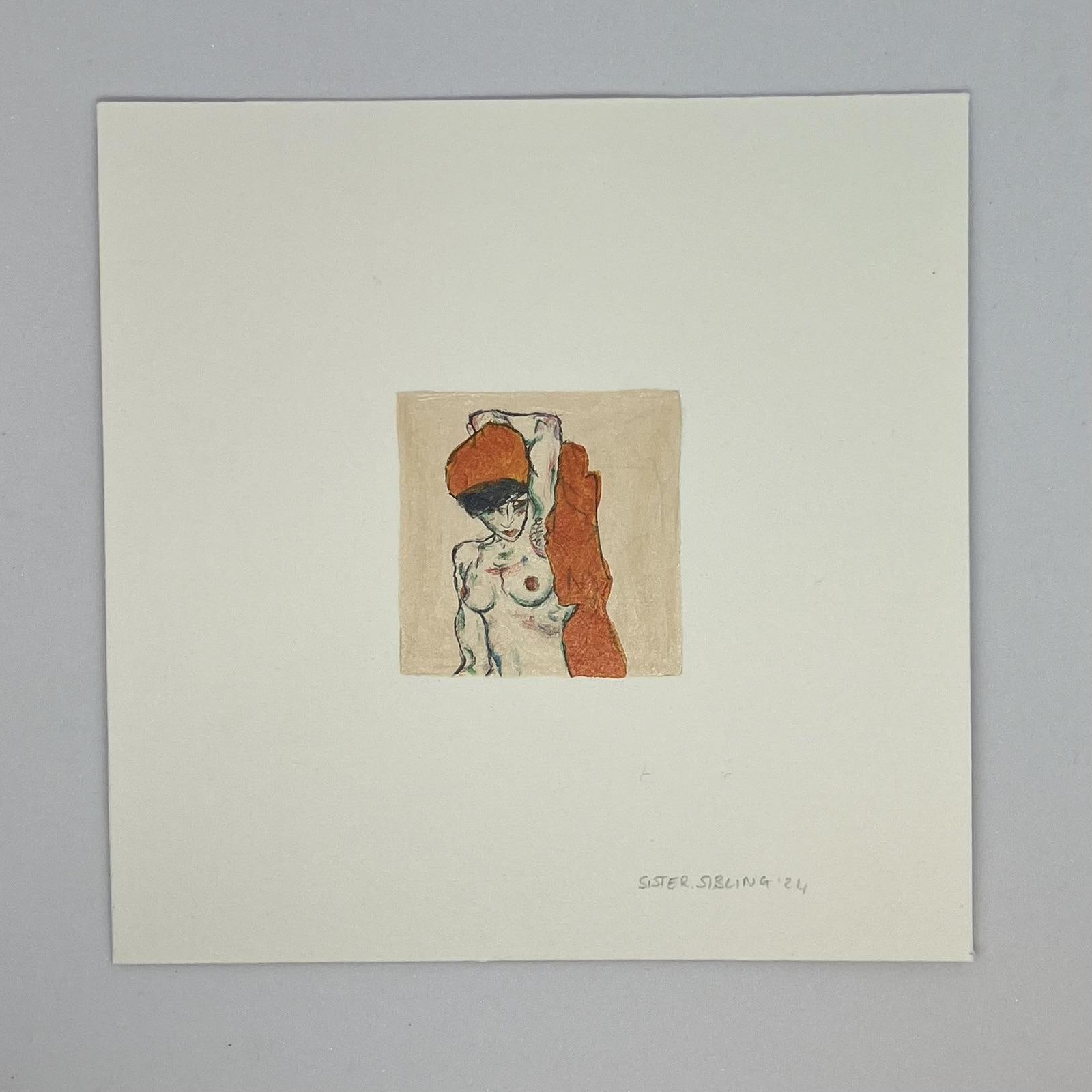Sister.Siblings, Egon Schiele Portrait #1, 2024