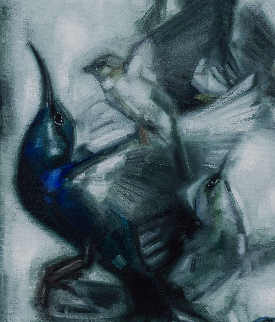 Ingrid Uys, Reflected images of flight II, 2024