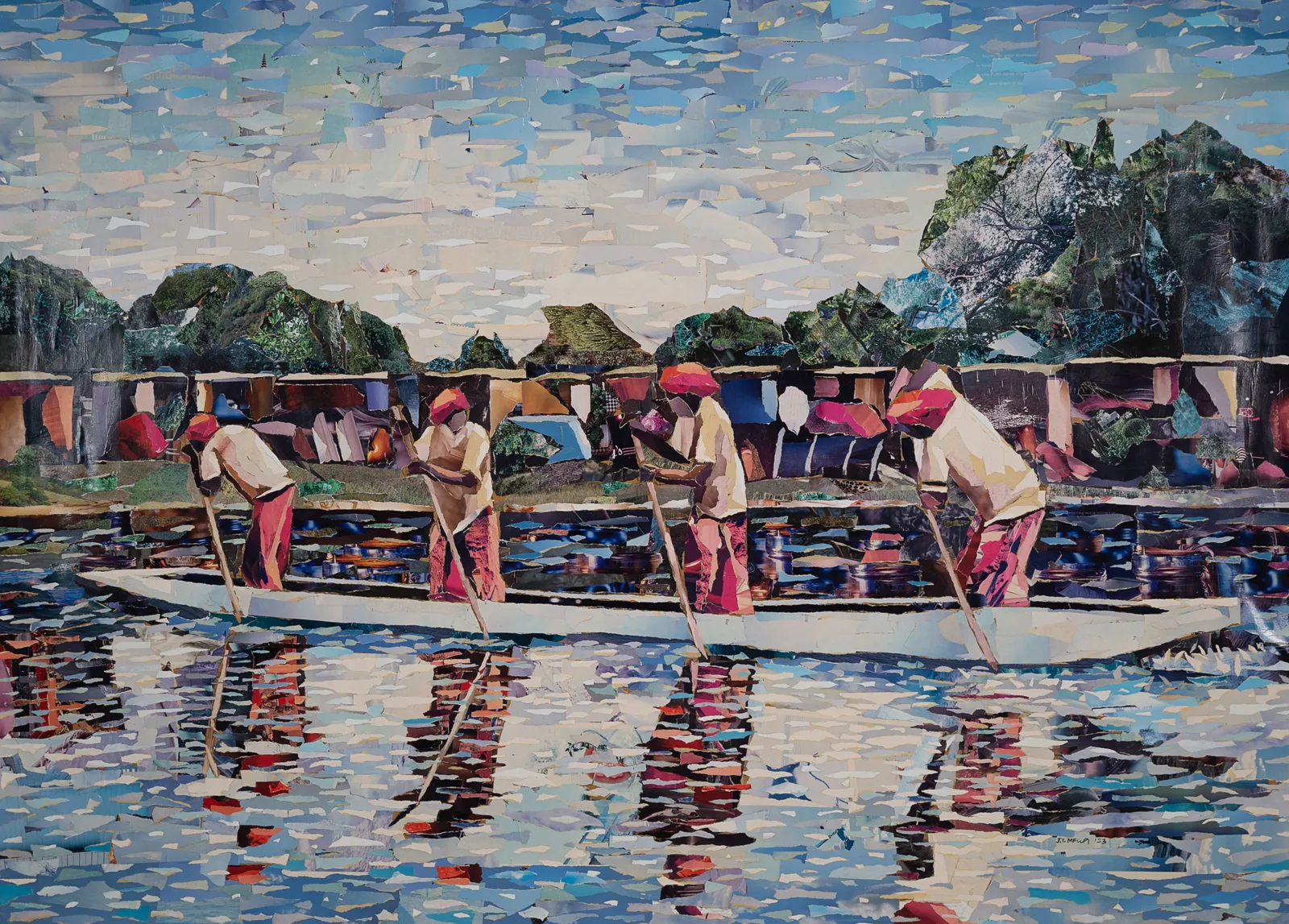 John Vusi Mfupi, Back from Work, 2024