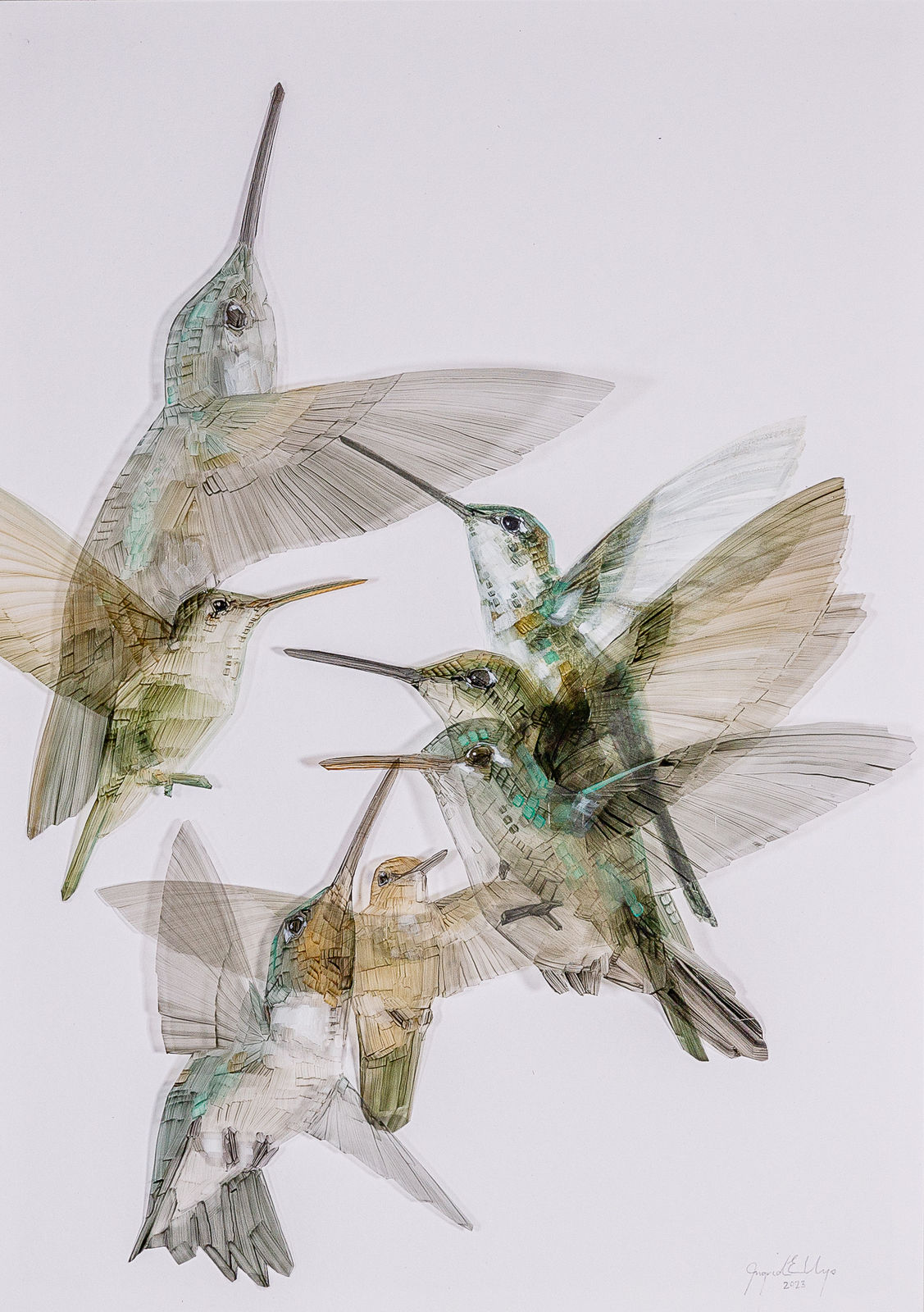 Ingrid Uys, Cluster of time II, 2023