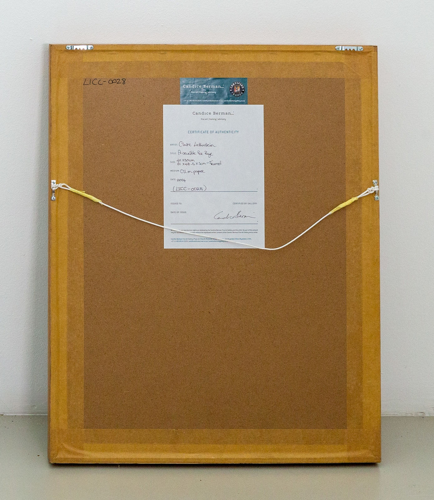 Claire Lichtenstein, A Crucible for Rage, 2024