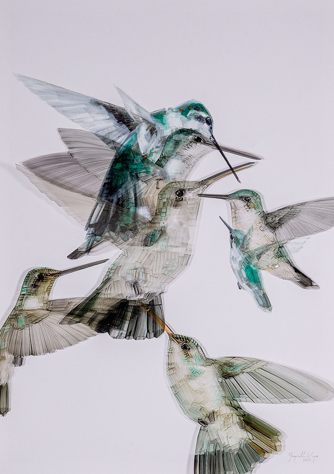 Ingrid Uys, Cluster of time III, 2023