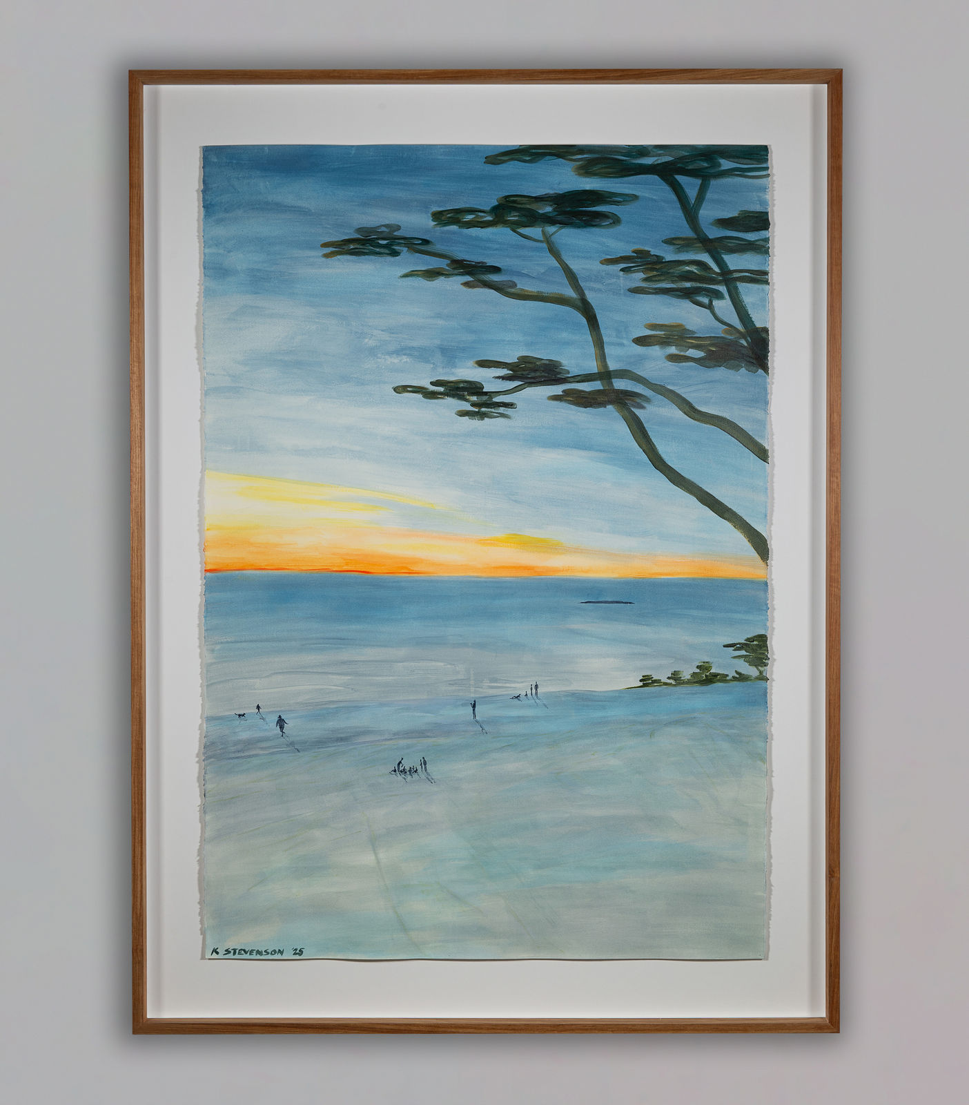 Kerri Stevenson, View over atlantic at dusk, 2025