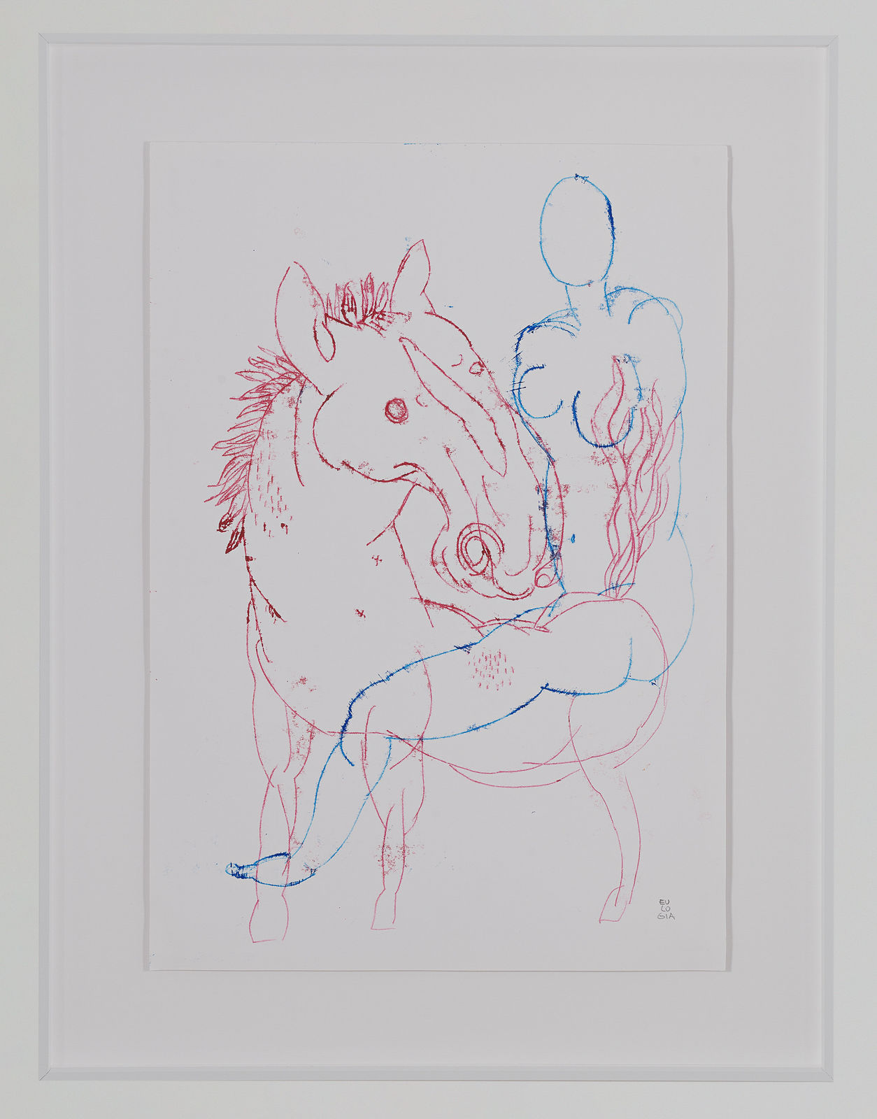 Eulogia Merle, Horse and Figure conjuction #1, 2024