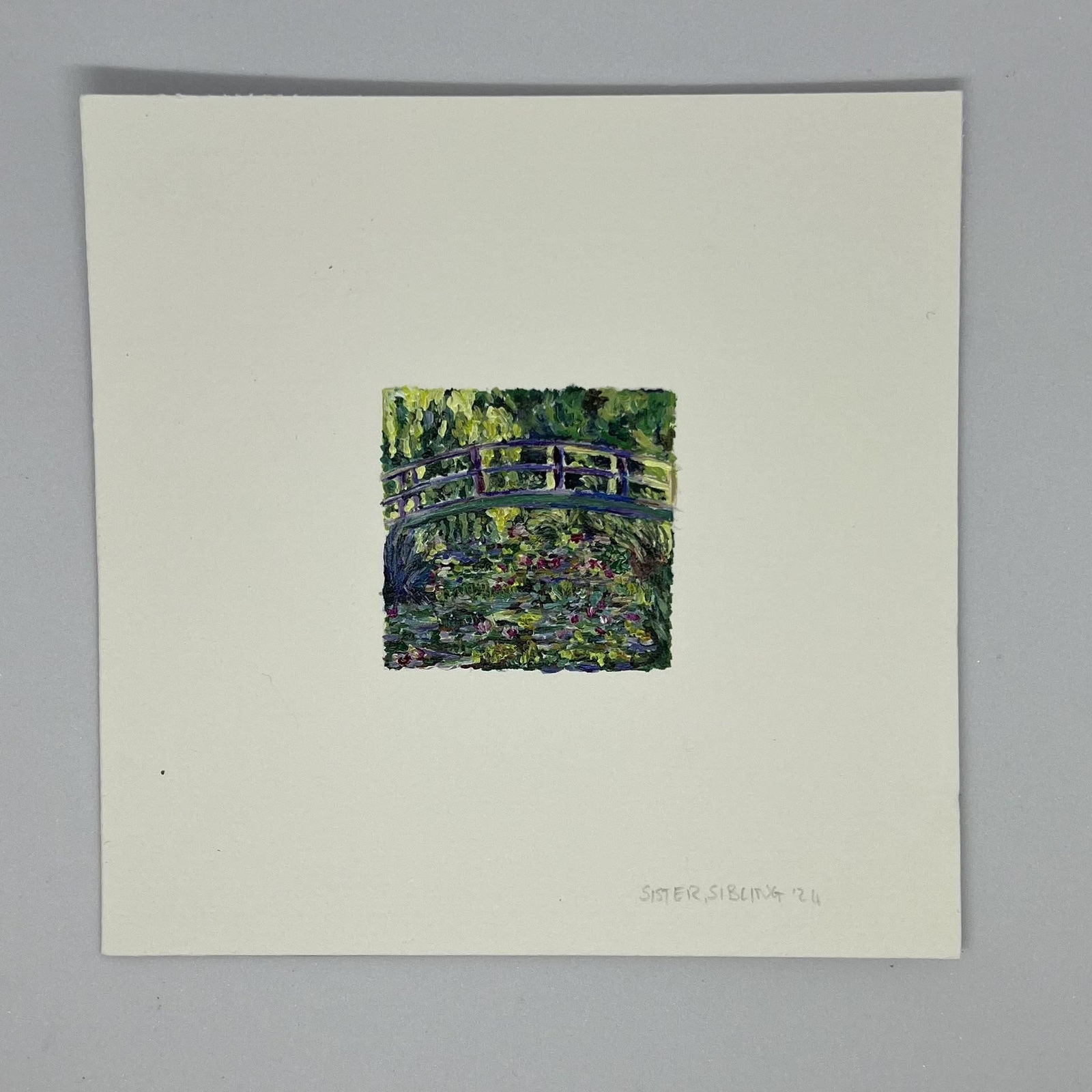 Sister.Siblings, Monet Japanese Bridge, 2024