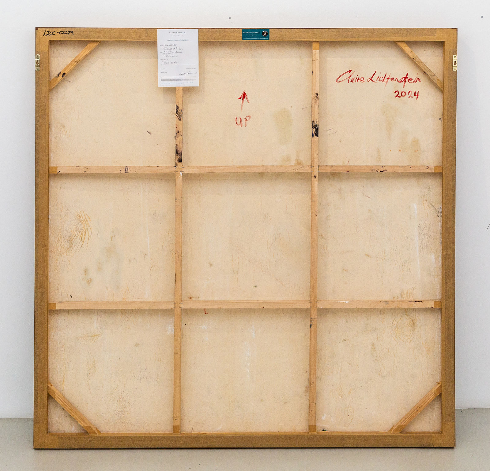 Claire Lichtenstein, The Weight of A Flame, 2024