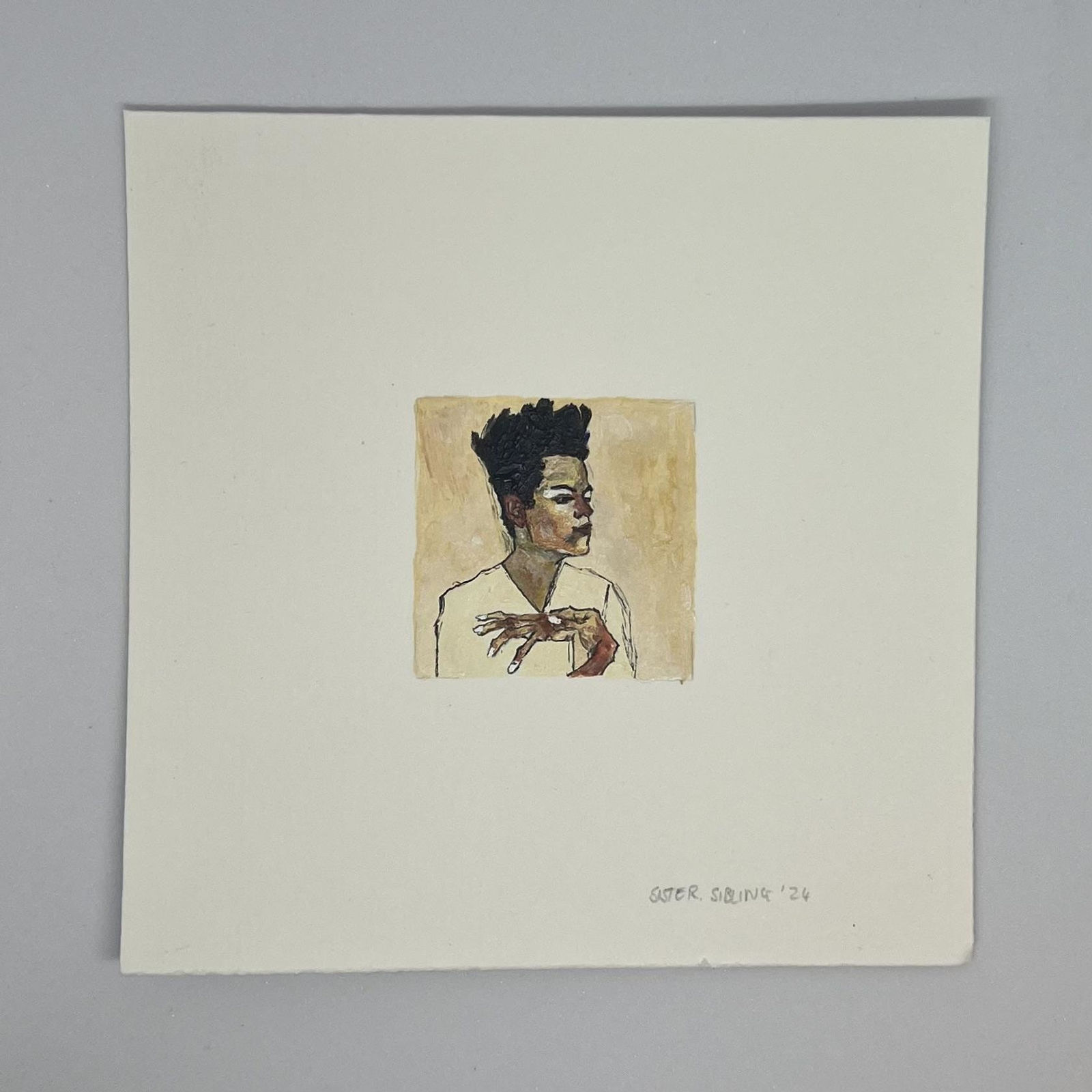 Sister.Siblings, Egon Schiele Self Portrait #1, 2024