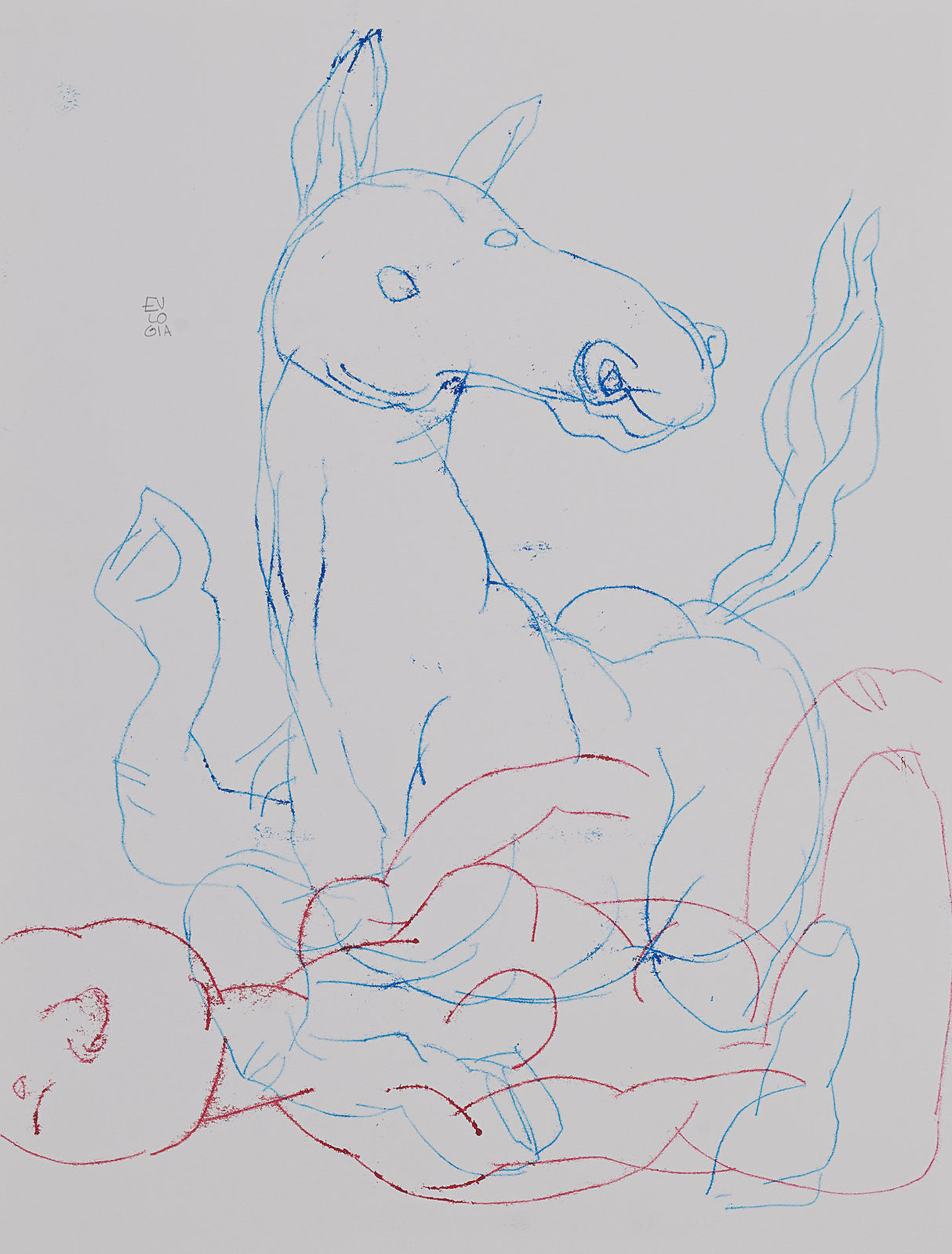 Eulogia Merle, Horse and Figure conjuction #2, 2024