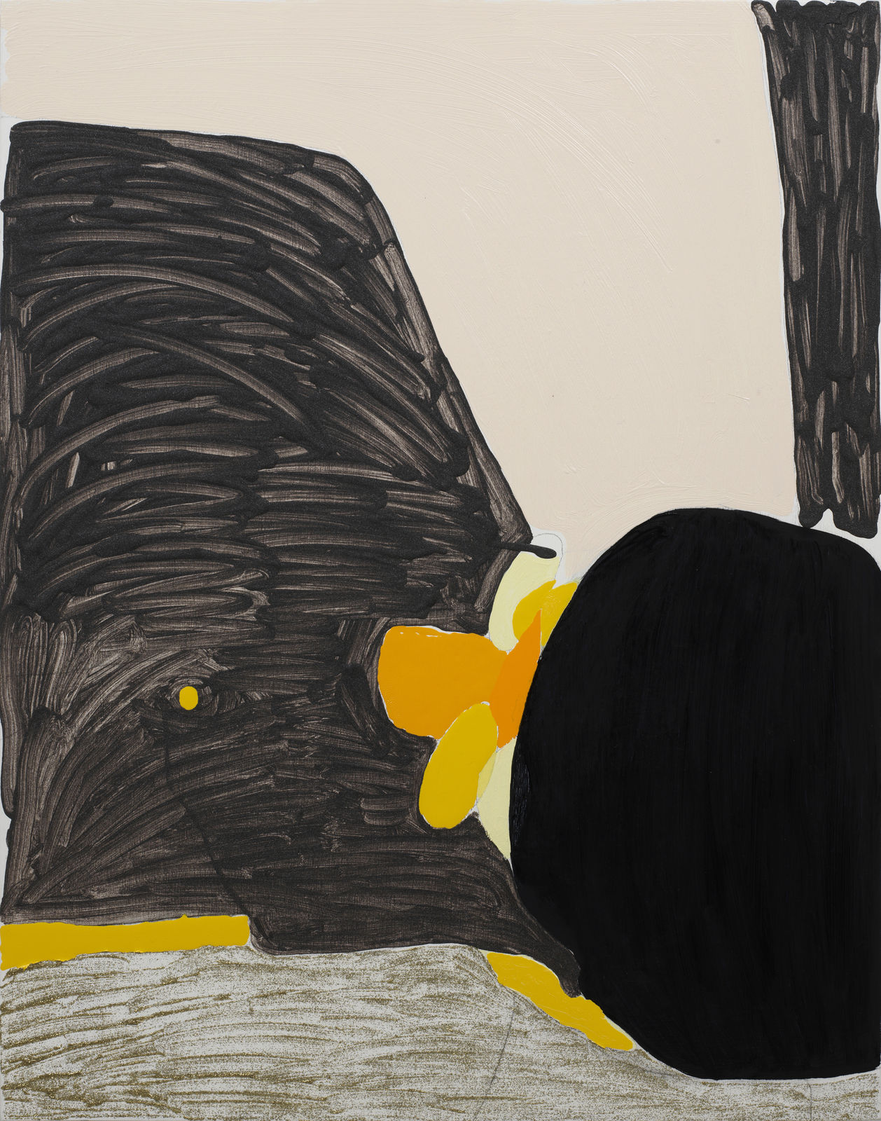 Candida Alvarez, Two Eggs Over Easy, 2010