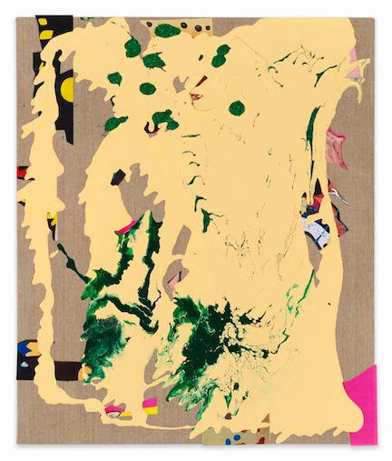 Candida Alvarez, Let's Be Friends, Collage Painting, 2019