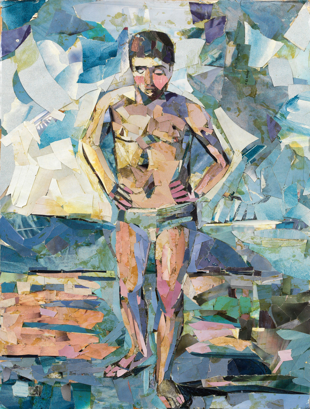 Candida Alvarez, Collage after Cezanne, 1996