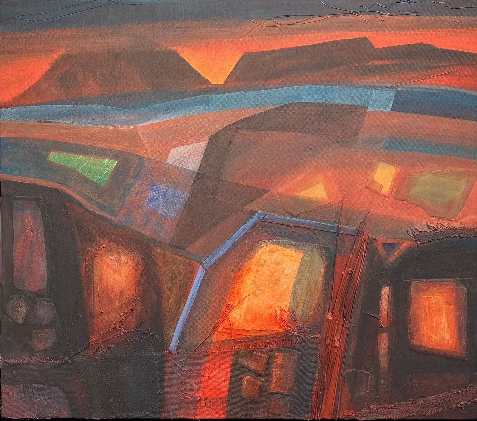 Gillian McDonald , Red Hills II