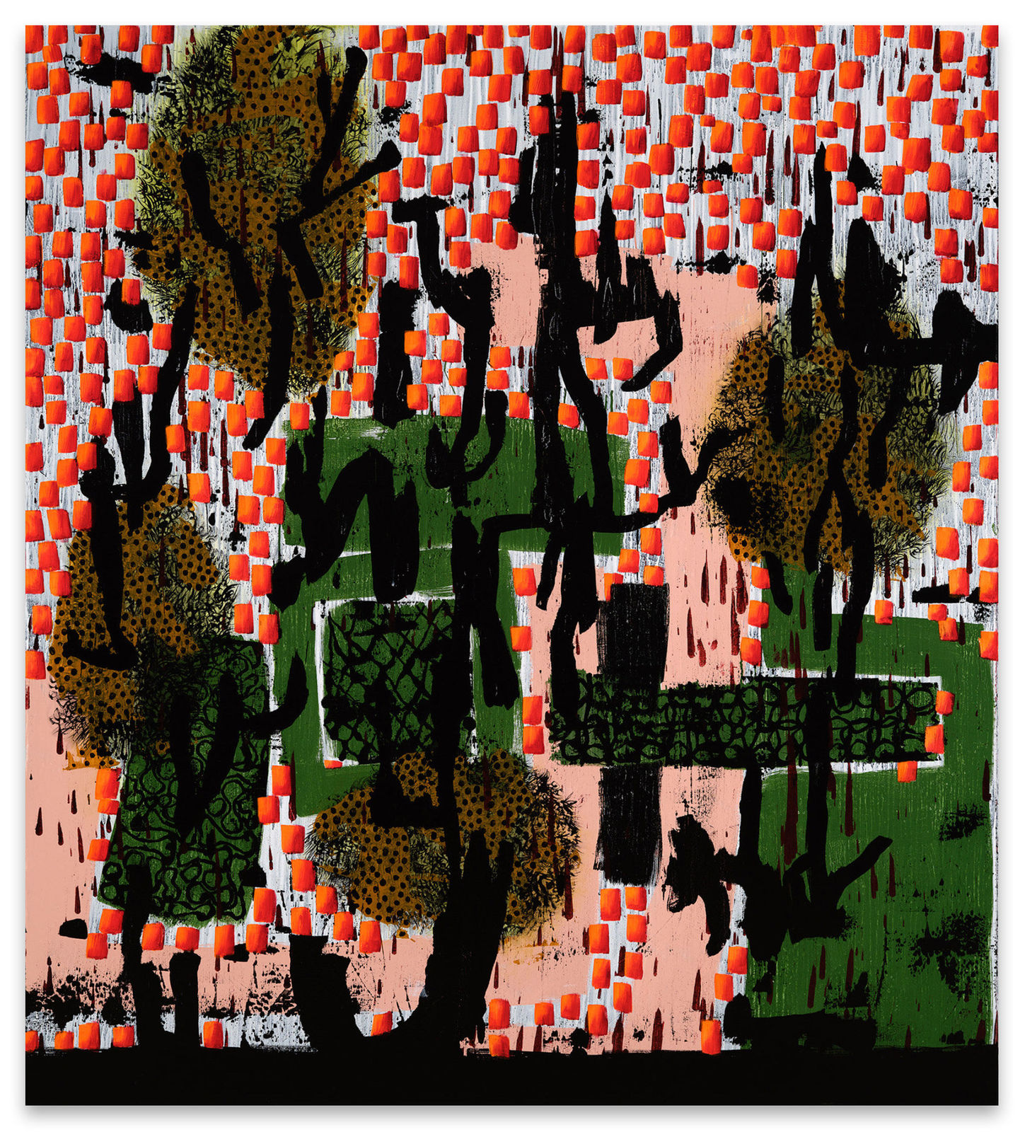 Charline von Heyl, The Garden of Cyrus, 2021