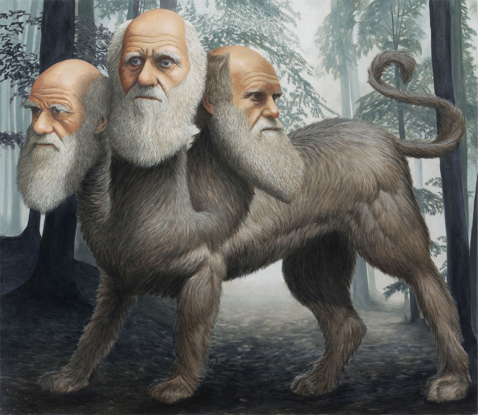 Sean Landers, Darwin-Headed Cerberus, 2016