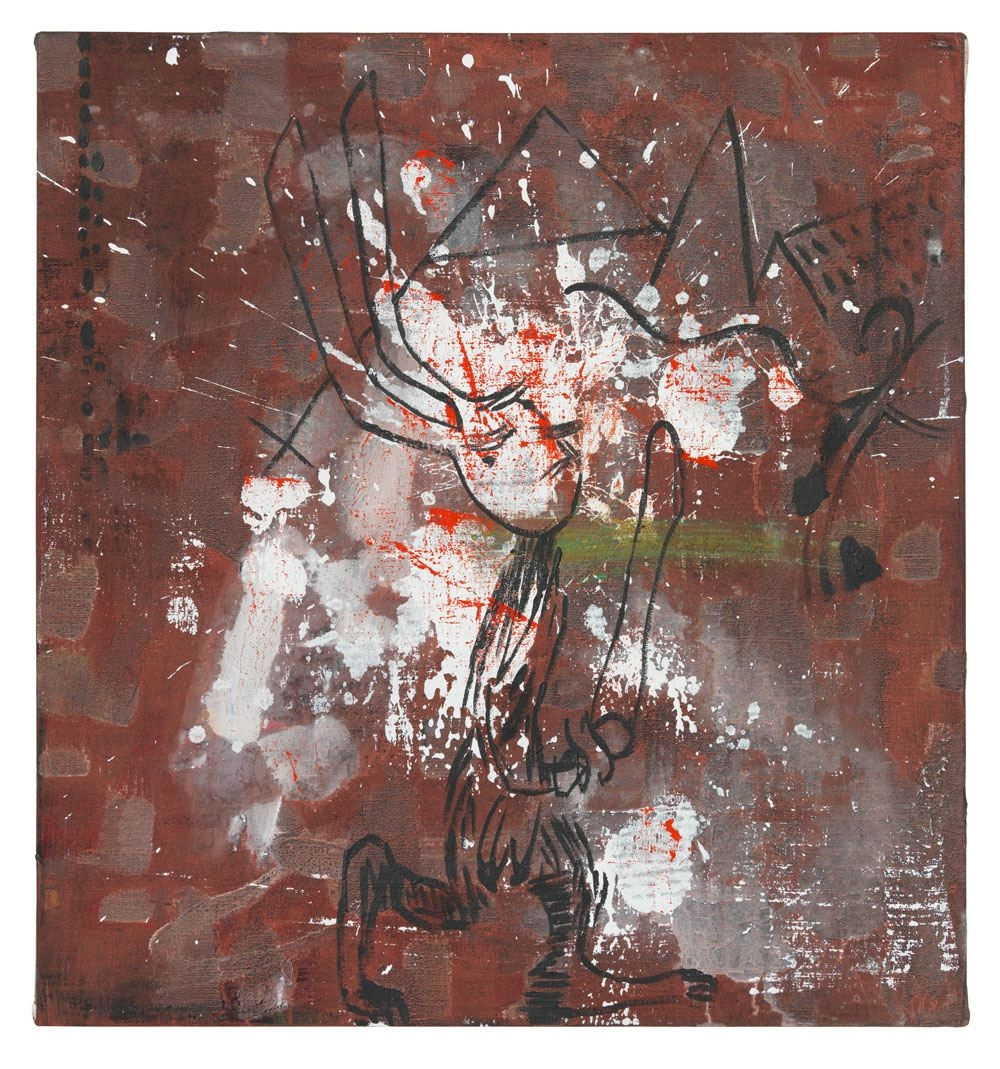 Charline von Heyl, Samurai Rabbit, 2017