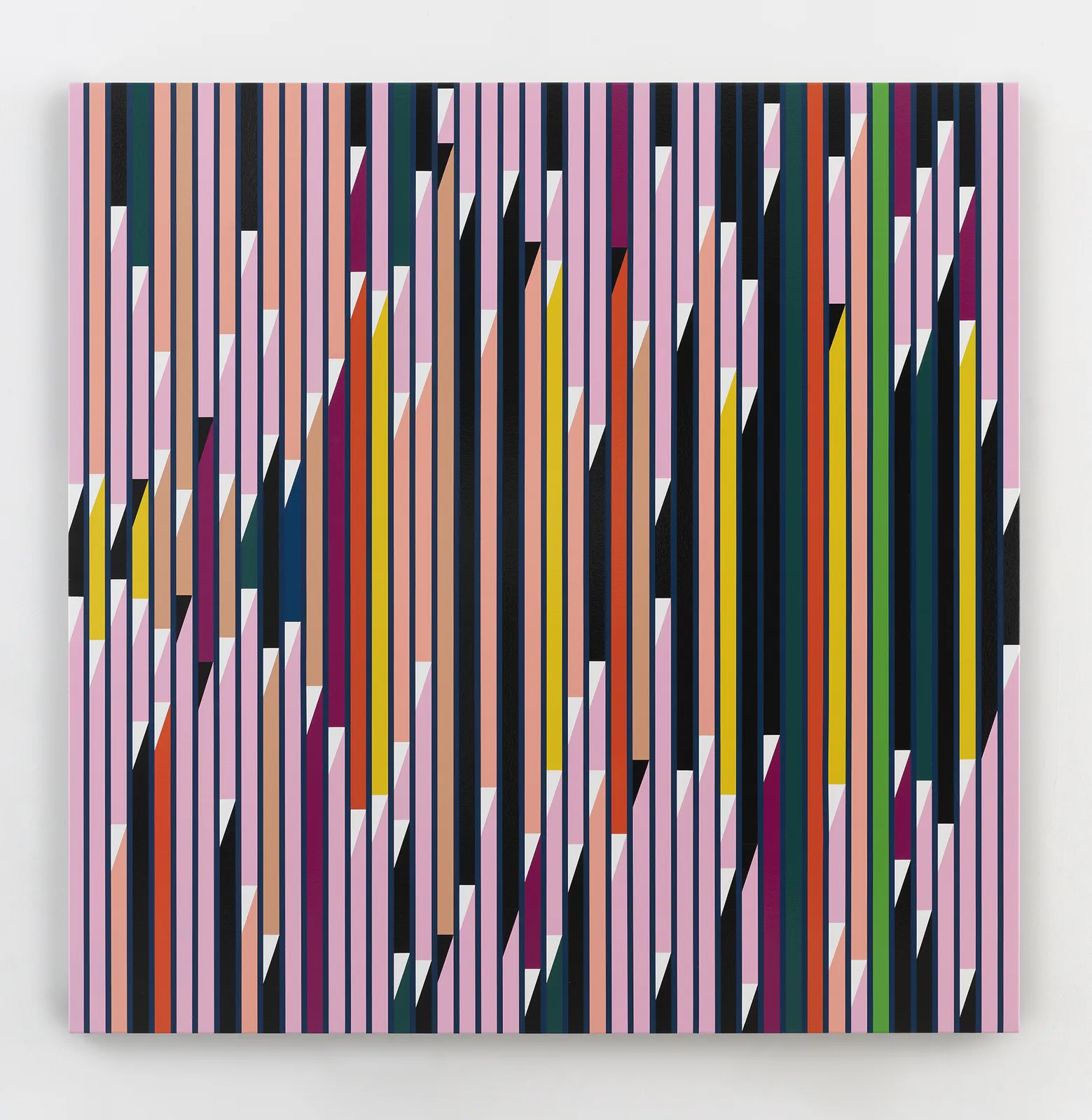 Sarah Morris, You Cannot Keep Love [Sound Graph], 2020