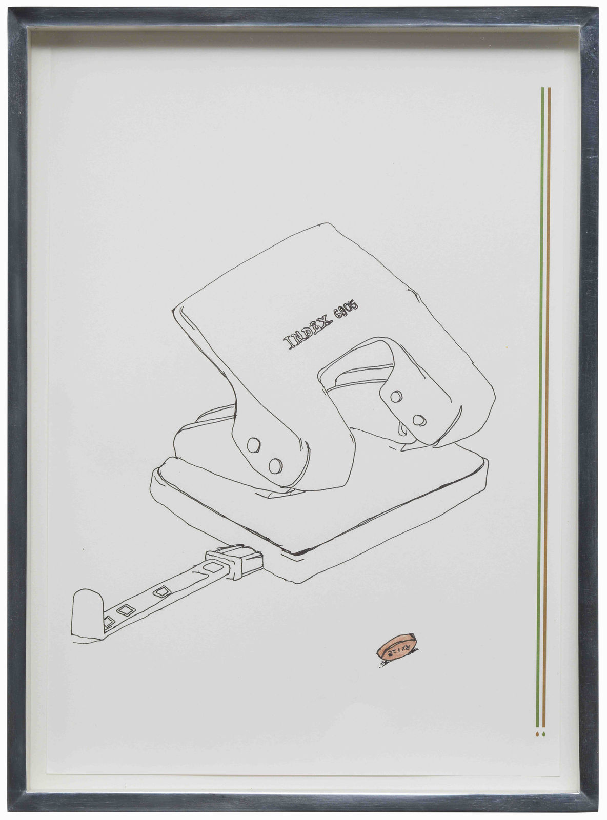 Walead Beshty, Diovam, Valsartan 160 mg, RX 125,Elliptical / Oval, Ohm Laboratories Inc.; Polychromos, Faber Castell, Cinnamon, 9201 - 189, (November 4 - 5, 2014), 2014