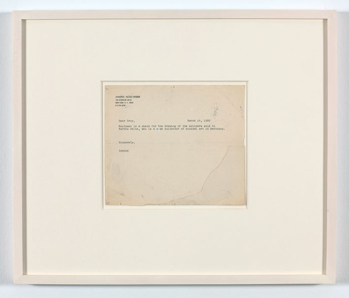 Troy Brauntuch, Letter, 1980