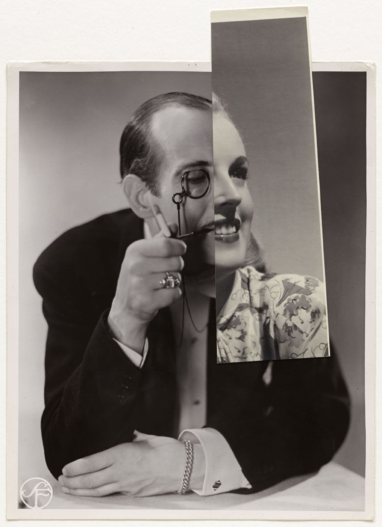 John Stezaker, Muse (Film Portrait Collage) XII 2013, 2013