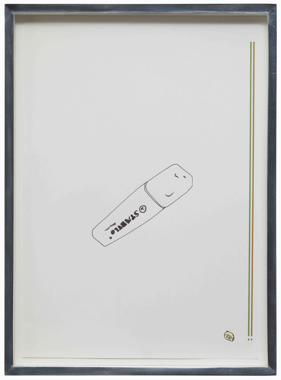 Walead Beshty, Wellbutrin SR, Bupropion Extended Release 150 mg, 681, Elliptical / Oval, Global Pharmaceuticals; Polychromos, Faber Castell, Cream, 9201 - 102, (November 4 - 5, 2014), 2014