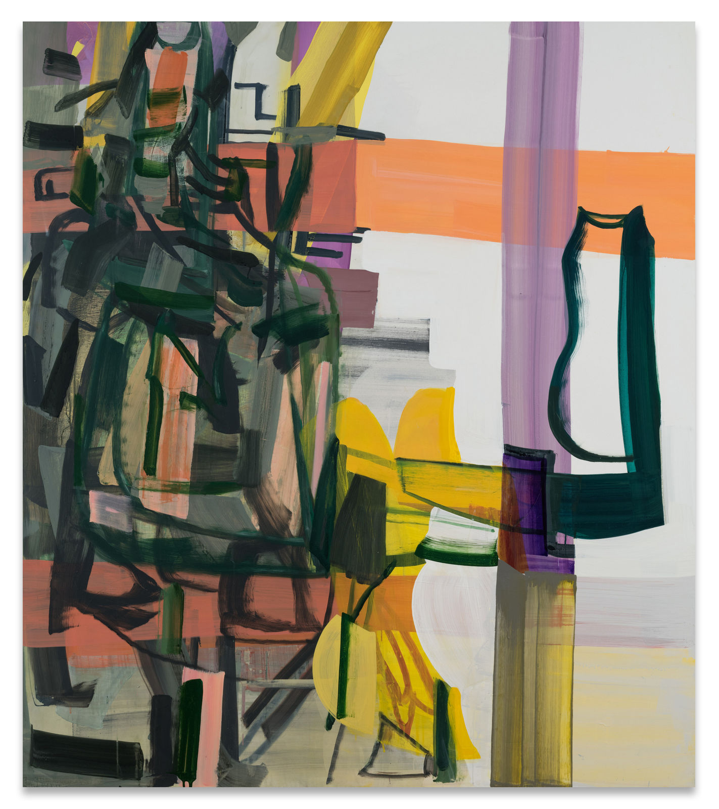 Amy Sillman, The Dark Space of Speech, 2018