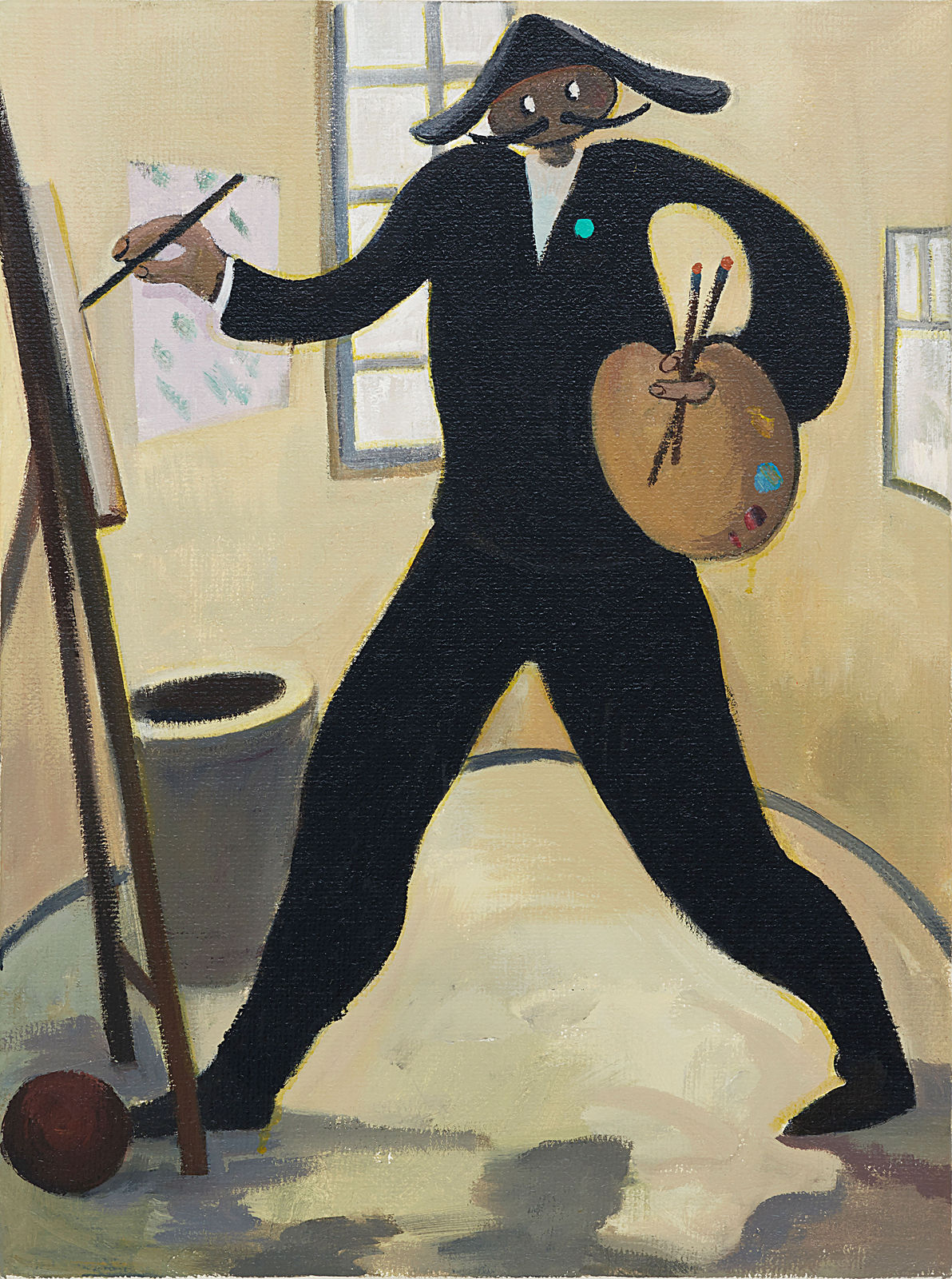 Cai Zebin 蔡泽滨, The Ingenuous Painter 天真画家, 2019