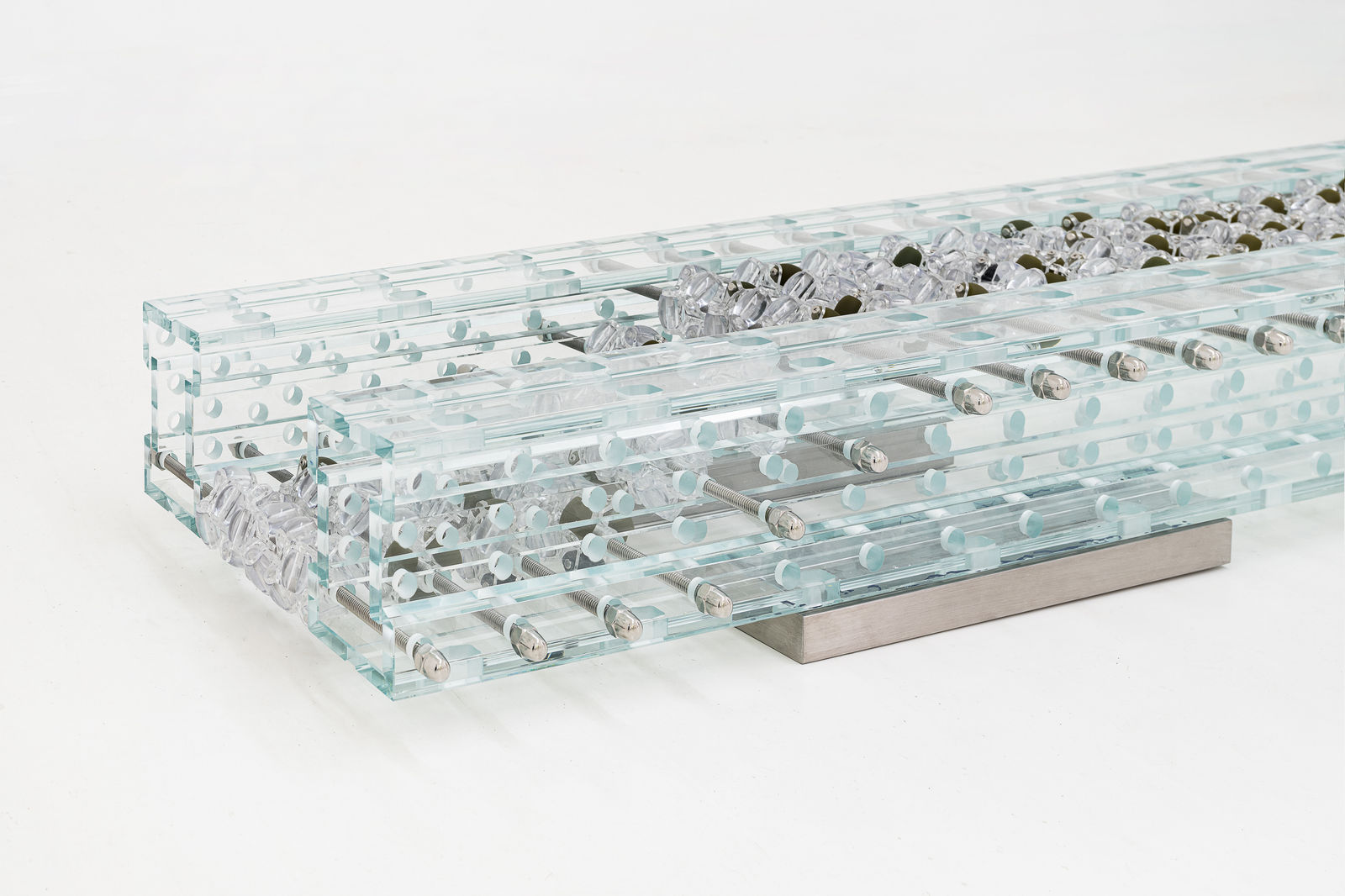 Leelee Chan 陳麗同, Blindfold Receptor (Crawling Jewel–Moss I) 蒙眼感知器（趴行宝石—青苔I）, 2023