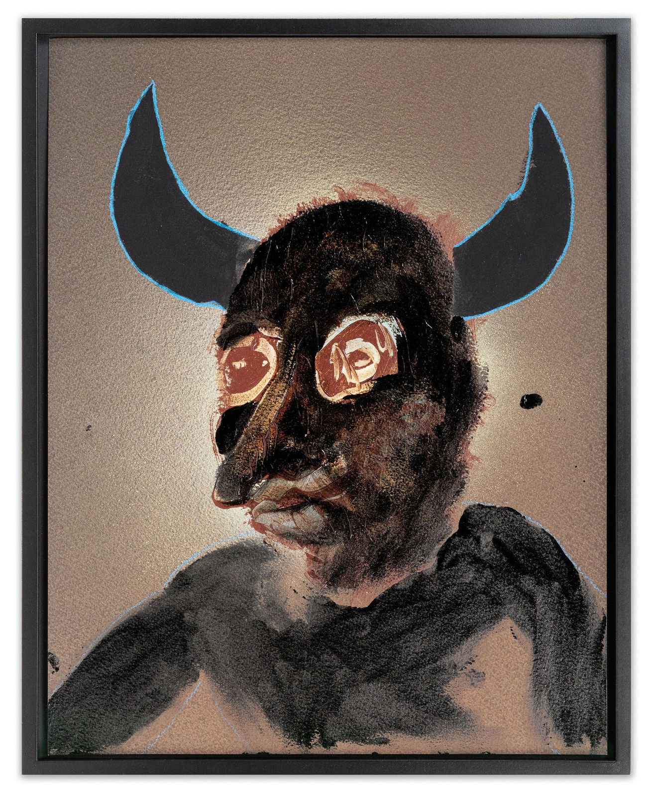 Curtis Talwst Santiago 柯蒂斯·塔尔沃斯特·圣地亚哥, Untitled (from the series Jab Jab Posse) 无题（嘉年华恶魔团系列）, 2022