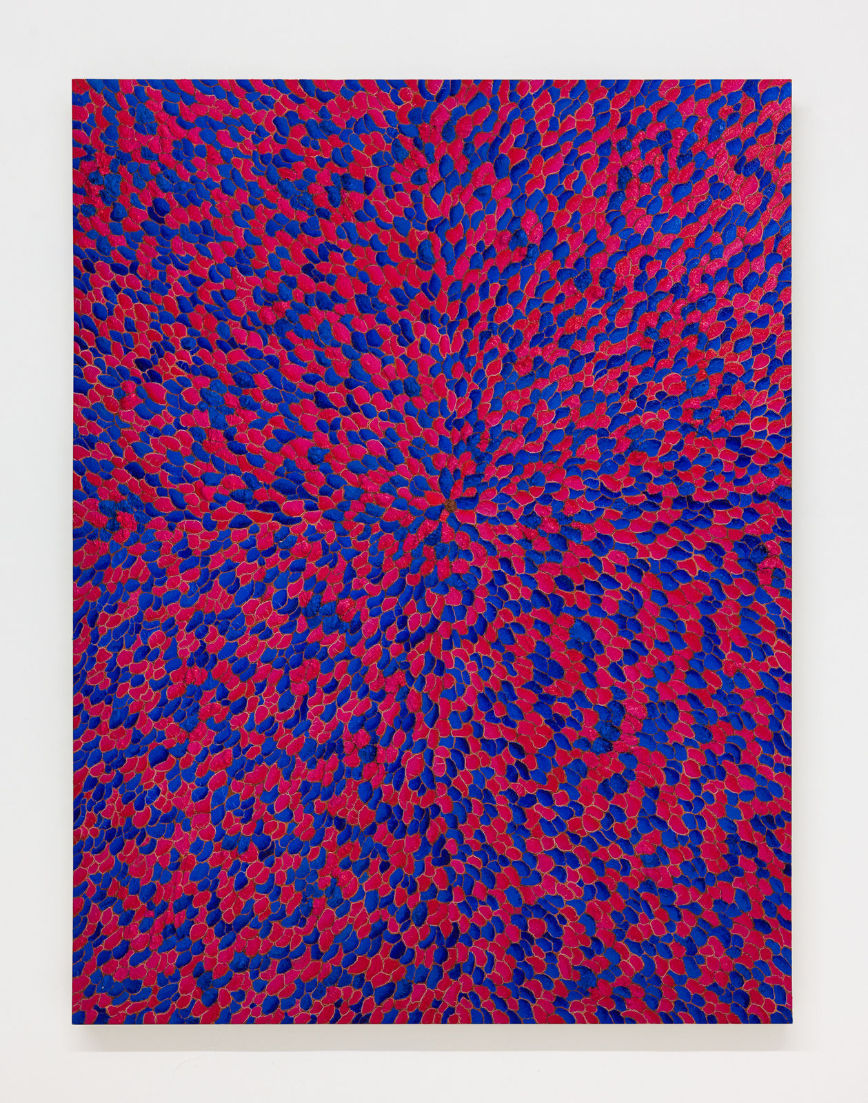 Daniel Chen 陈飞, Still Life with Red and Blue Flower 有红蓝色花的静物, 2022