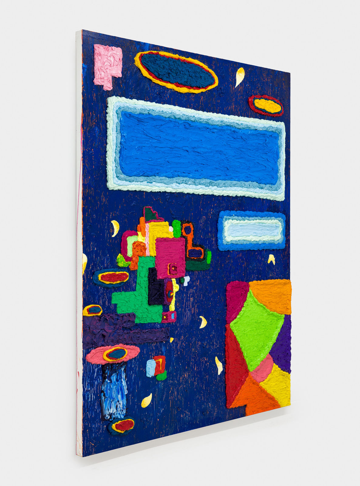 Daniel Chen 陈飞, Still Life with Red and Blue Flower 有红蓝色花的静物, 2022