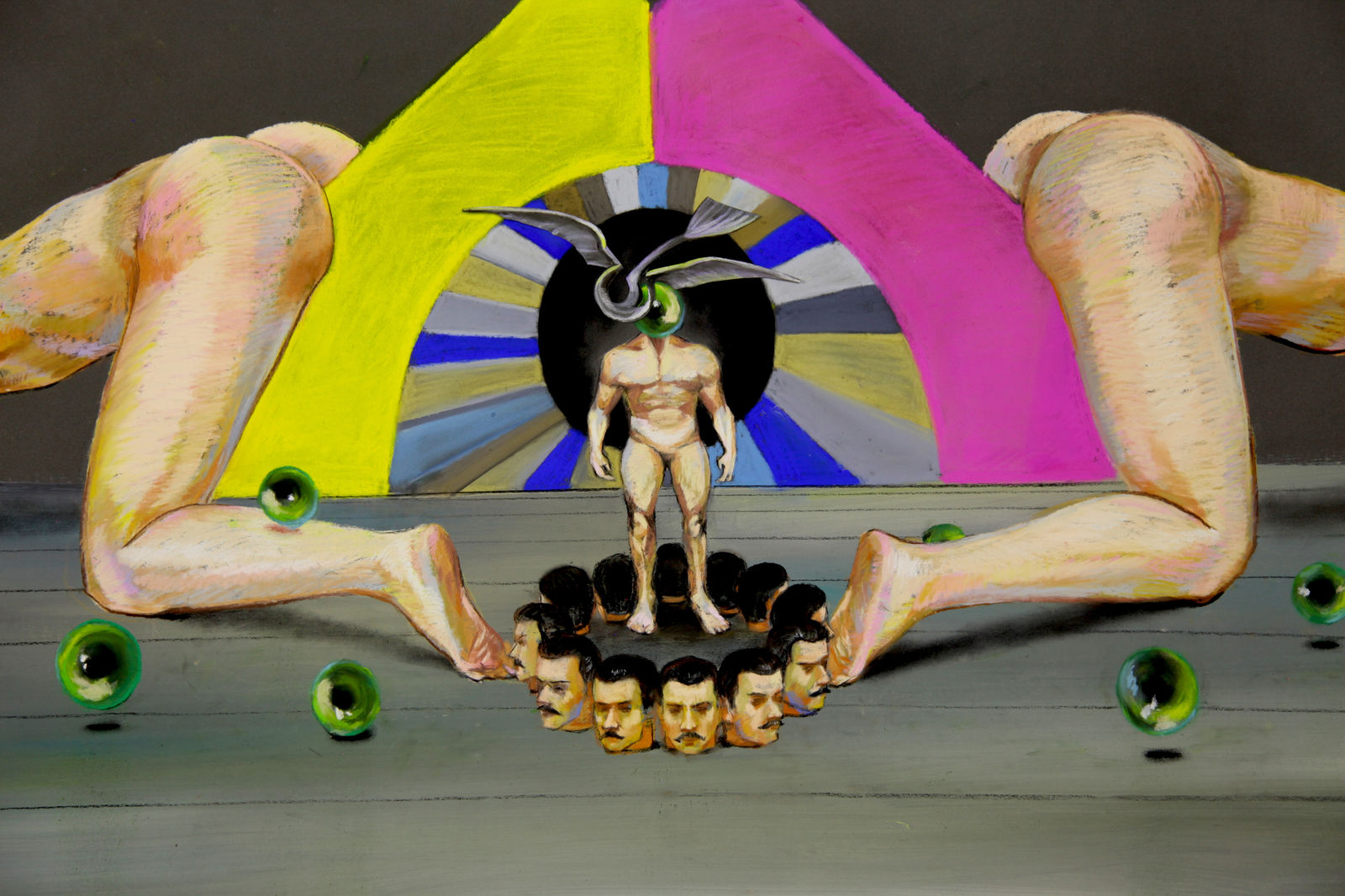 Wang Haiyang 王海洋, Wall Dust 墙上的尘埃, 2016