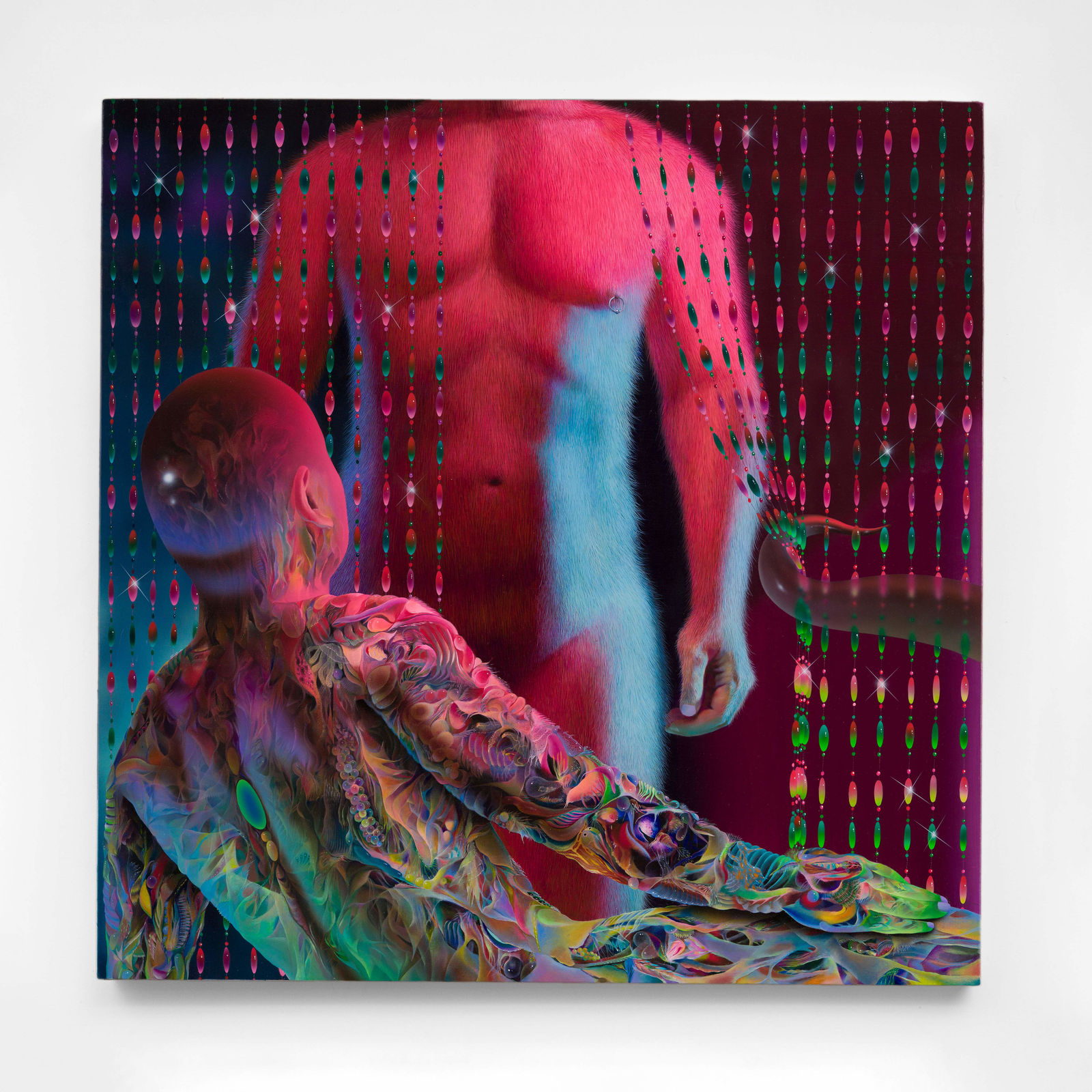 Wang Haiyang 王海洋, Blue Dream, Red Midsummer Night 蓝色梦魇与红色仲夏夜, 2023