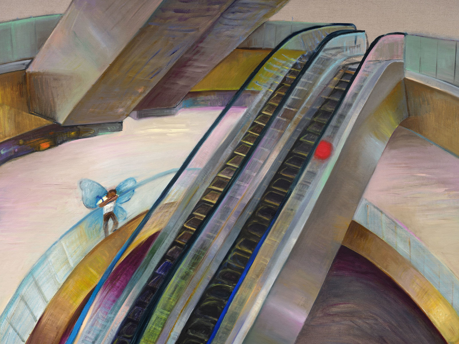 Yan Xinyue 闫欣悦, Him and his landscape 他和他的风景, 2024