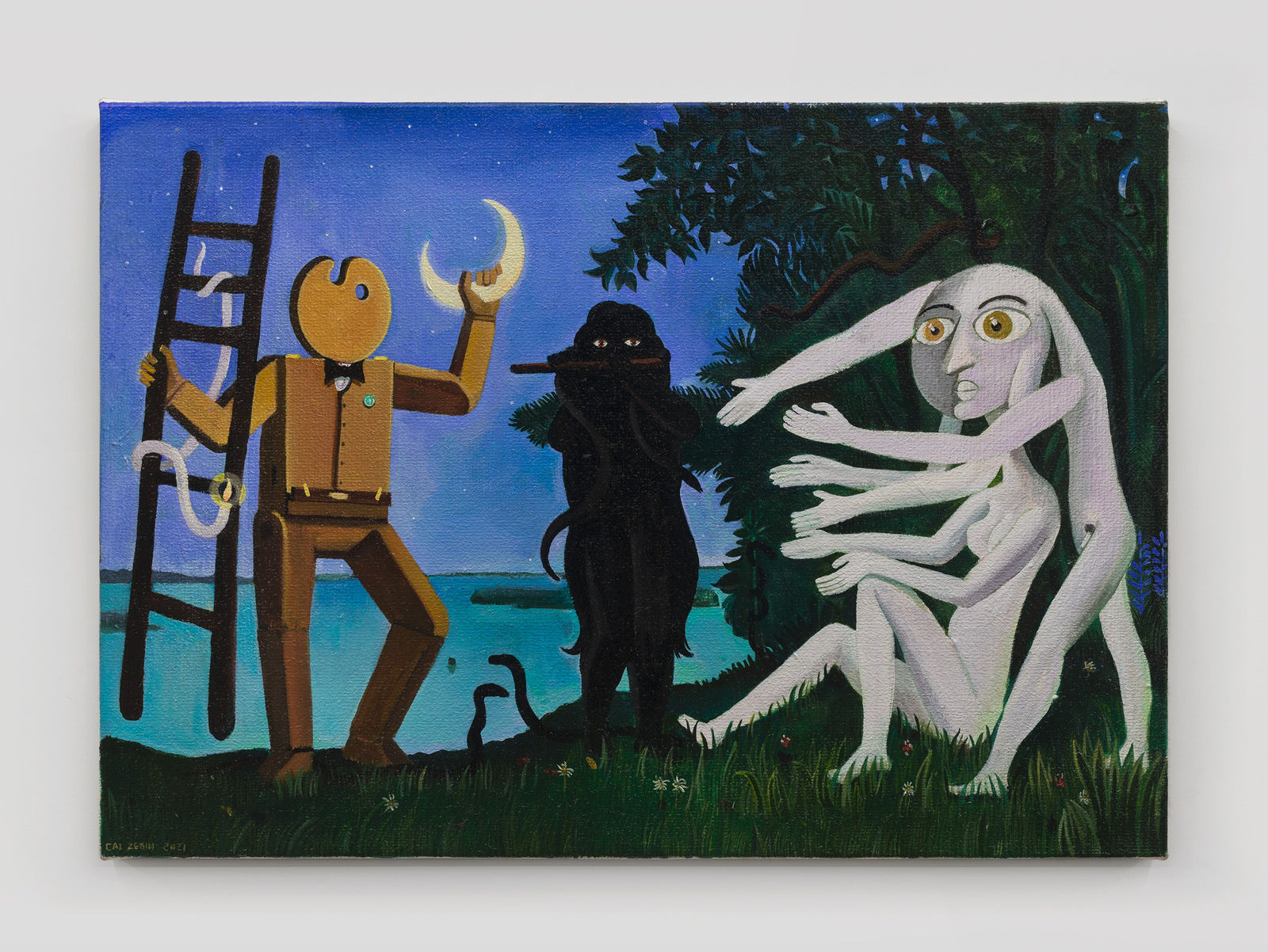 Cai Zebin 蔡泽滨, A Revisit at 2 bis rue Perrel (Manuscript 1) 旧地重游佩雷尔街二号（稿1）, 2021