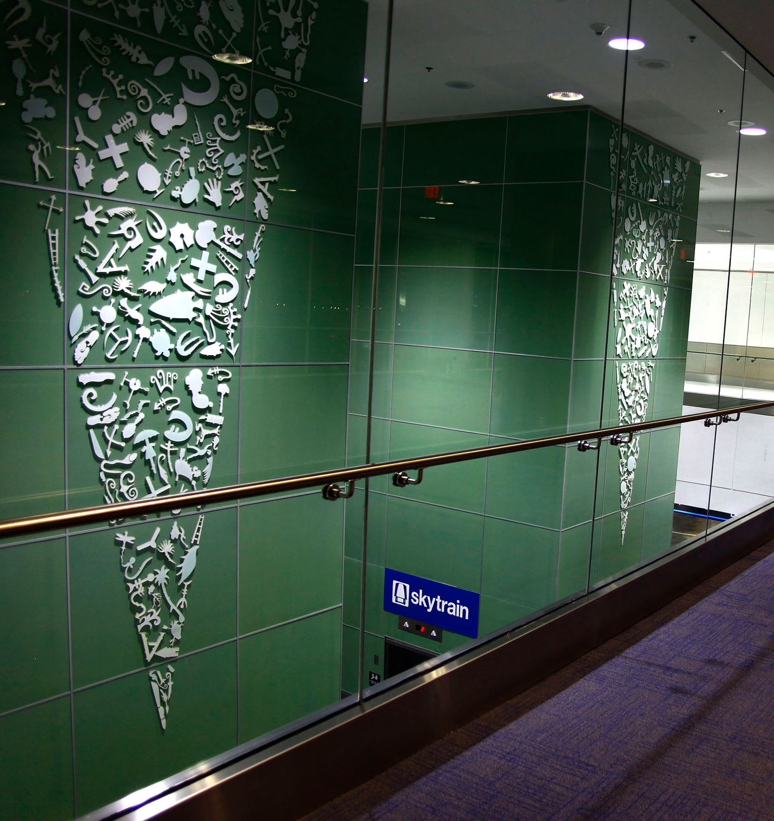 Carlos Betancourt in collaboration with Alberto Latorre, Archaic Substance, North Terminal Project Miami International Airport, Miami-Dade Art in Public Places commission , 2011